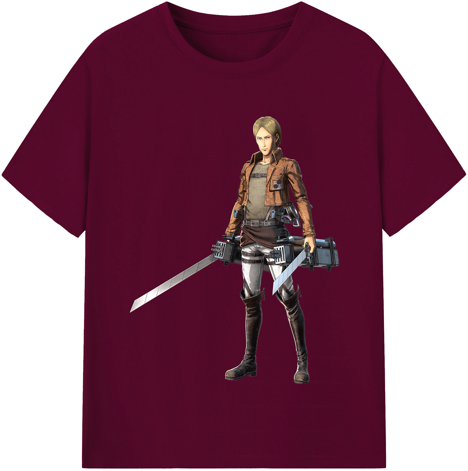 （画像用） 進撃の巨人 Attack on Titan レディースカジュアルプリントTシャツ（綿100％）